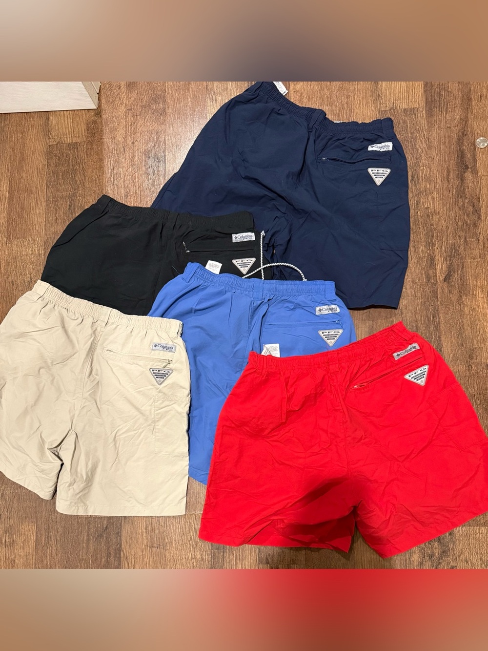Columbia Omni Shade shorts lot of 5 small - Picture 4 of 10